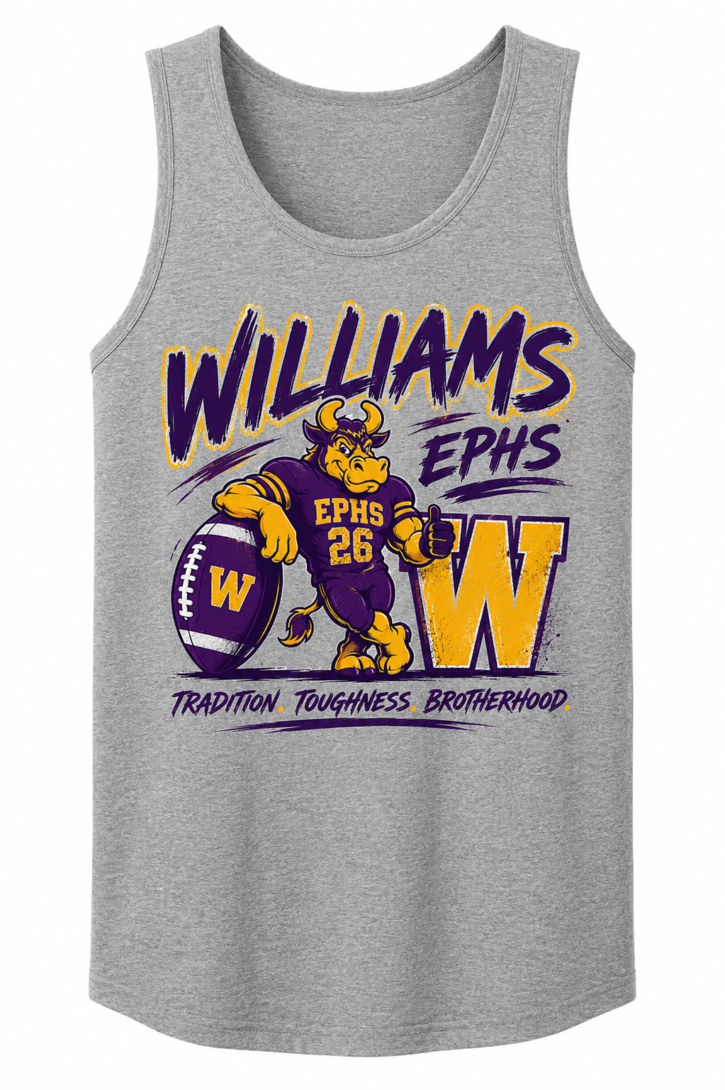 Leaning Eph- Cotton Tank Top